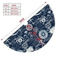 thumbnail image 3 of Sikiie Sailing Cruises Nautical 30-48 inches {designName} Print Christmas Tree Skirt Snowman Xmas Tree Skirt with Edge Christmas Decorations for Holiday Party, 3 of 7