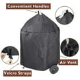thumbnail image 2 of Funda para parrilla portátil y liviana, funda protectora impermeable y a prueba de polvo para barbacoas al aire libre, 25" de largo x 27" de ancho x 35" de alto, resistente a la intemperie y duradera, 2 of 6