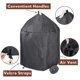 thumbnail image 2 of Funda duradera para parrilla, funda protectora impermeable y a prueba de polvo para barbacoa al aire libre, 25" de largo x 27" de ancho x 35" de alto, ligera y portátil para parrillas eléctricas de, 2 of 6