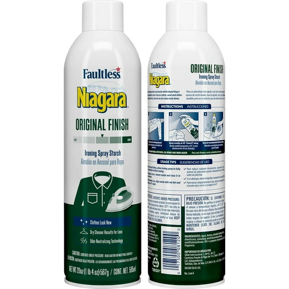 Faultless Heavy Finish Ironing Spray Starch (2 Pack)