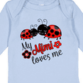 thumbnail image 4 of Inktastic My Mimi Loves Me with Cute Ladybugs Boys or Girls Long Sleeve Baby Bodysuit, 4 of 5