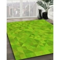 thumbnail image 3 of Ahgly Company Machine Washable Indoor Rectangle Transitional Green Apple Green Area Rugs, 6' x 9', 3 of 7