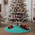 thumbnail image 4 of Sikiie Turquoise Glitter Christmas Tree Skirt, Christmas Tree Decorations, Christmas Decor, Tree Mat Decoration(30-48IN)-36", 4 of 6