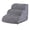 Gray, variant on Yajisi 3-Tier Dog Stairs for Small Dogs and Cats, Foam Pet Ramp with Washable Polar Fleece Cover, Non-Slip Indoor High Bed Steps, Coffee (14.96 in / 38 cm)