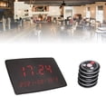 thumbnail image 4 of Restaurant Wireless Paging System, Wireless Coaster Pager System Stylish Volume Adjustable Easy To Move  For Restaurants US Plug, 4 of 8