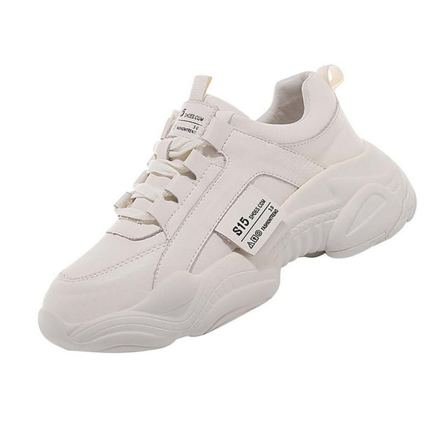 Chaussures pour Femmes Course Chaussures de Course pour Femmes Chaussures Décontractées pour Femmes Espadrilles Mode à Lacets Croisés Chaussures Plates Chaussures de Sport Course