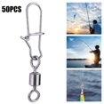 thumbnail image 4 of Fishing Swivel With Snap, Stainless Steel Convenient To Use Swivels Connector, Sturdy And Durable For Fishing Lover The Best Gift Fishing Accessory Fisherman, 4 of 8