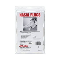 Mueller Nasal Plugs, 100% Cotton, 300 count