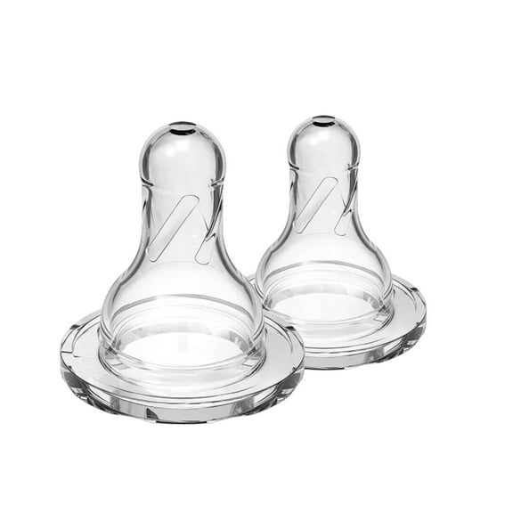 Dr. Brown’s Natural Flow Nipple Bottle Collar Newborn, Lot of 6