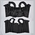 thumbnail image 6 of Elainilye Fashion Corset Tops for Women Casual Sexy Eyelet Lace-up Fishbone Court Vintage Corset Crop Tops Shapewear,Black, 6 of 9