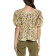 thumbnail image 2 of THE GREAT womens  The Bungalow Silk Top, 2, White, 2 of 2