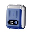thumbnail image 4 of Tachiuwa Rasoir Électrique pour Hommes Sans Fil Rechargeable Mini Rasoir Électrique pour Voyage Voiture Bleu, 4 of 9