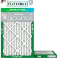 thumbnail image 1 of Filterbuy 16x28x1 MERV 8 (MPR 600) Dust Defense, Pleated HVAC AC Furnace Air Filters (2-Pack), 1 of 8