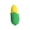 Green, variant on Vegetable Shaped Soft Rubber Erasers Pumpkin Carrot Eggplant Corn Cartoon Pencil Eraser Clean Wipe Stationery Gifts For Students Classroom Office Home Daily Use Green