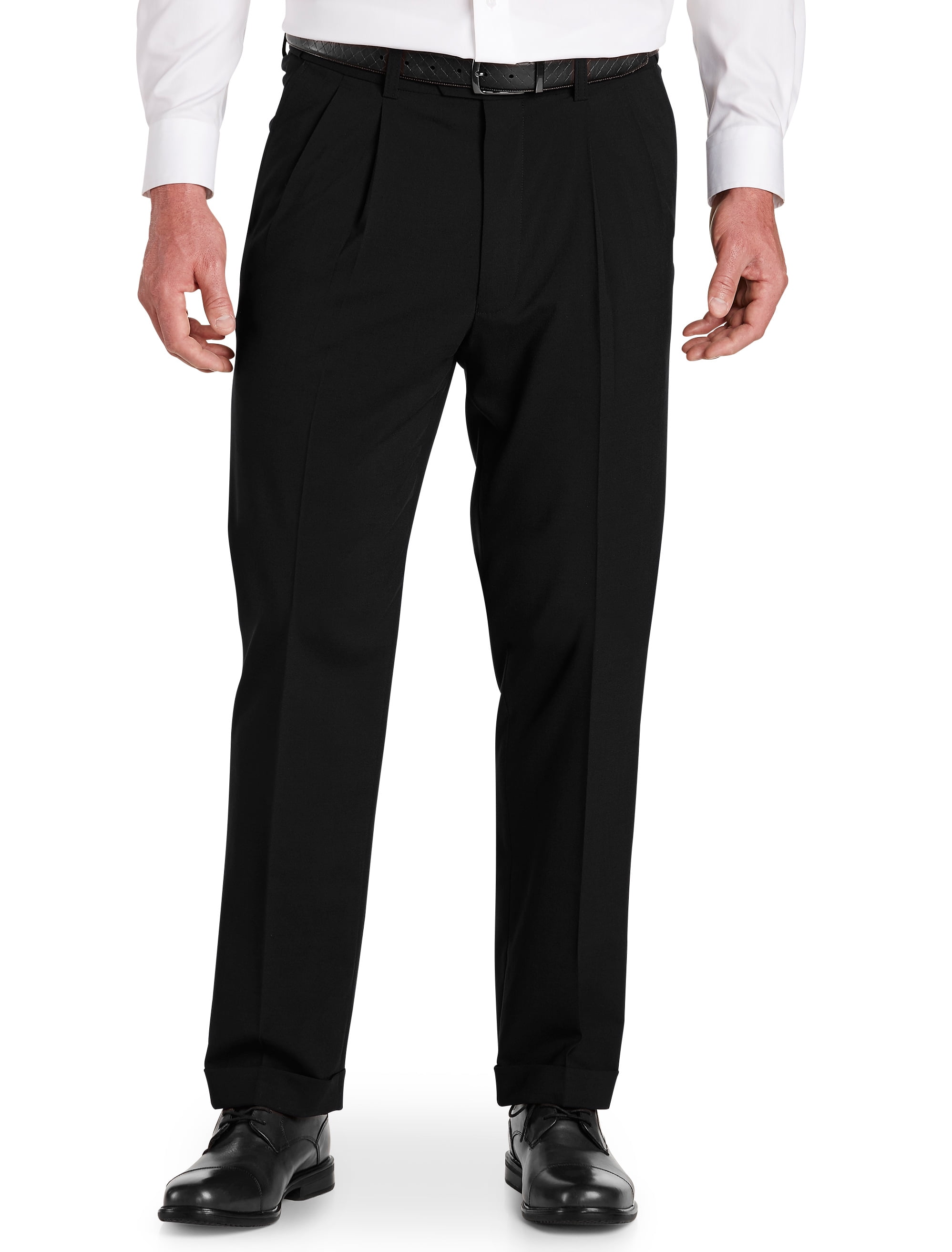 big and tall pleated pants