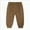 A-2-24-Brown, variant on NIEWTR Toddler Boys Cotton Sweatpants with Pockets Lightweight Drawstring Yoga Pajama Lounge Athletic Running Knit Pants, Open Bottom for Boy 0-15 Years (6-18 Months,Gold)