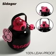 thumbnail image 5 of Sidagar 60 oz Stainless Steel Insulated Water Bottle with Straw and Carry Handle, Black, 5 of 7