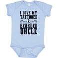thumbnail image 3 of Inktastic I Love My Tattooed & Bearded Uncle Boys or Girls Baby Bodysuit, 3 of 5