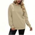 thumbnail image 4 of BLCHUNen Hoodies for Women Casual Pullover Sweatshirts with Pocket Fall Workout Gym Sports Long Sleeve Tops, 4 of 8