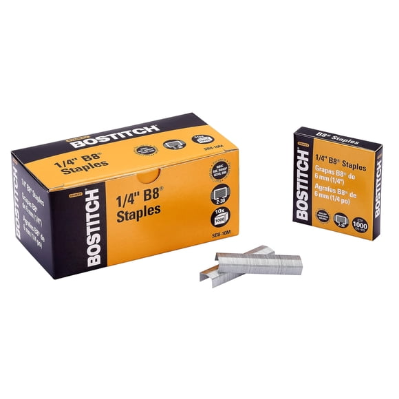 Staples Bostitch Office B8 PowerCrown 0.25 pulgadas 10,000