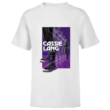 Marvel Ant-Man and the Wasp: Quantumania Cassie Lang Shift - Short Sleeve T-Shirt for Kids - Customized-White