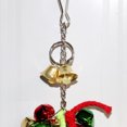 thumbnail image 2 of Parrot Toy Bright Color Iron Bells Bird Toy Colorful Chewing Hanging Cage Bite Pendant For Macaws Parakeet, 2 of 9