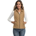 thumbnail image 3 of Women's Vests Zip up Quilted Padded Lightweight Vest for Women, 3 of 6