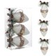 thumbnail image 2 of mfyjkho Juego de 3 adornos navideños de espuma con forma de piña y agujas de pino de arpillera para decoración navideña., 2 of 6