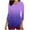 Womens Clothing Purple, variant on Womens Workout Uniforms, Scrub Tops for Women Fall Plus Size Fashion Loose Fit Ombre Tie Dye V Neck Long Sleeve Shirts with Pockets