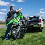 108in x 17.5in Extra Wide Aluminum Folding Single Runner Motorcycle Ramp
