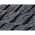 thumbnail image 2 of Mineral Spring Pure Bath Home Stripe Tufted Polyester Bath Rug, Black, 20" x 32", 2 of 7