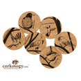 thumbnail image 1 of Songbirds Cork Coaster Sets, 1 of 1