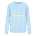 thumbnail image 4 of Xuyuer Women 100 Days of School Sweatshirt: Funny Teacher Shirts School Teaching Long Sleeves Teachers Gifts Tops Teacher Graphic T-Shirts School Days Tee Tops, 4 of 6
