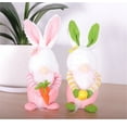 thumbnail image 3 of TERGAYEE Faceless Bunny Easter Ornaments,Easter Bunny Cute Cartoon Faceless Decoration Home Decor Small Ornament Christmas Decorations Tree, 3 of 4