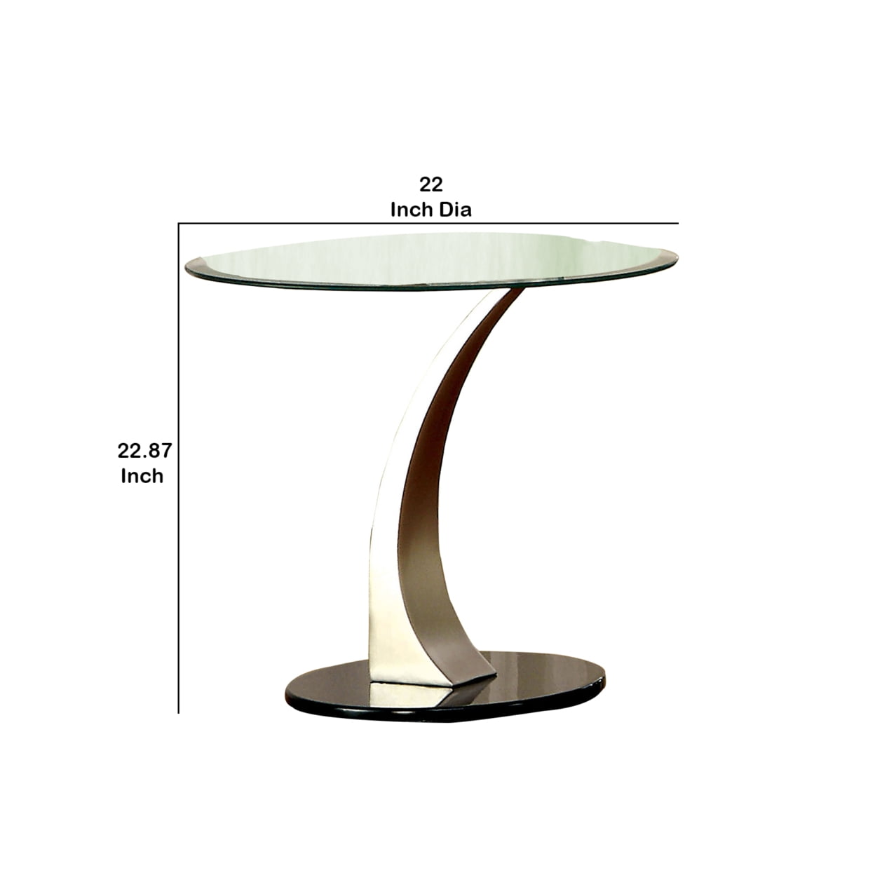 glass pedestal base