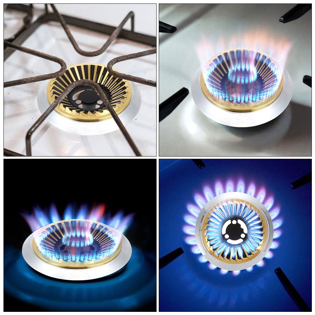 MLINS 2Pcs Cast Iron Wok Support Ring Wok Burner Stand Cooktop Burner Pot Metal Grate Fire Dispenser Wok Holder