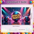 thumbnail image 2 of Mirror Ball Design Disco Party Banner Colorful Lights Party Banner Shiny Disco Retro Dance Party Banner for Disco Party Dance Event Retro Celebration, 2 of 9