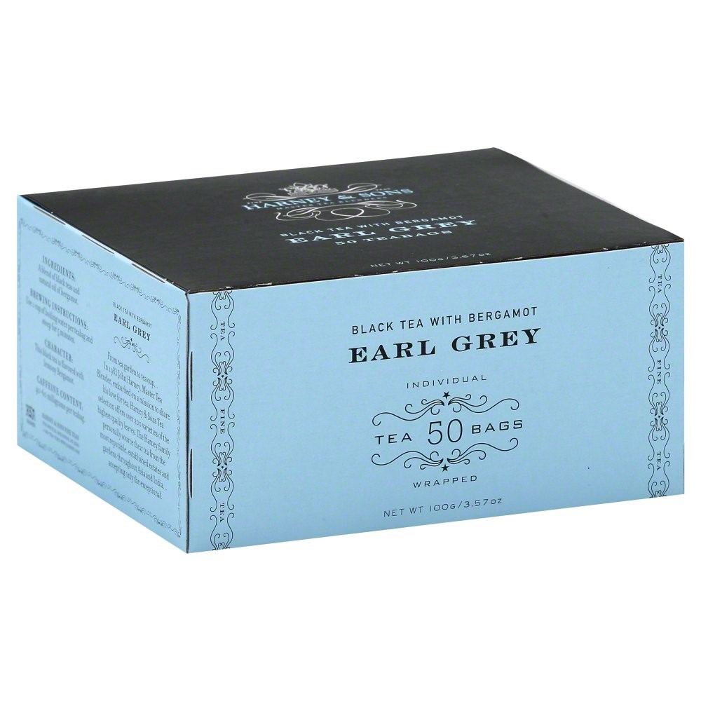 Harney & Sons, Earl Grey Tea, 50 Ct