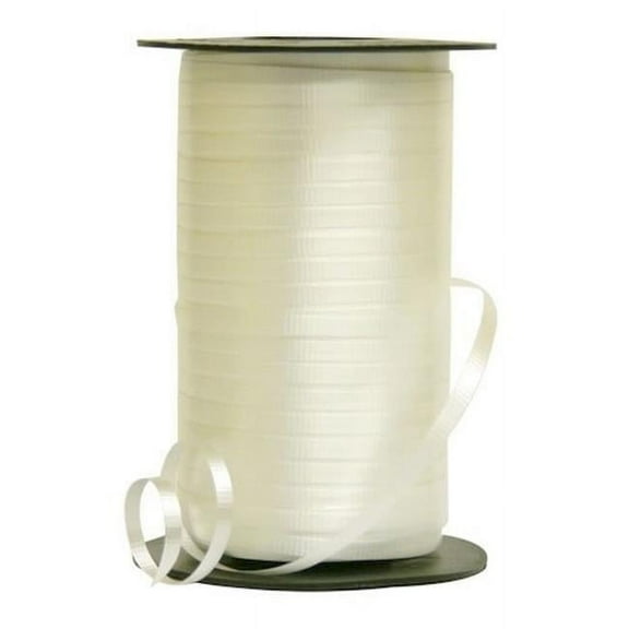0.19 in. x 500 Yards Ivory Curling Ribbon