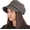 Brown, variant on Womens Winter Newsboy Slouchy Hat - Flat Cap Men Hipster Visor