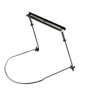 Adjustable Mouth Organ Stand Harmonica Harp Rack Metal 10 Holes Black Harmonica Neck Holder