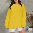 thumbnail image 2 of XuJwPNcy Womens Sweaters Oversized V Neck Long Sleeve Knit Sweaters Casual Baggy Knit Pullover Tops, 2 of 7