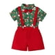 thumbnail image 1 of Conjunto de traje para niños Strade Fareast Limited camisa de manga corta trajes de caballero 110 cm, 1 of 7