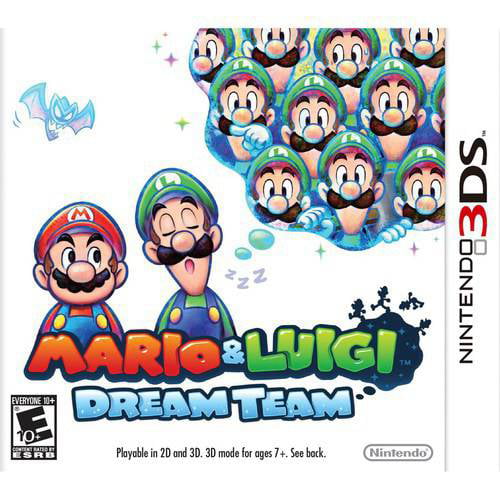 Nintendo Mario Luigi Dream Team 3ds Game Nintendo 3ds Compatible E Rating 10 Age Group Walmartcom - mario and luigi dream team decal roblox