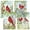 Cardinal, variant on Current Faith Butterfly Wishes Sympathy Greeting Cards - Set of 8, 5" x 7"