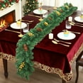 thumbnail image 5 of Commercial Christmas Garland (Fireproof Pvc Decor, Realistic Pinecones), Commercial-Grade Christmas Rattan Garland with Hyper-Realistic Pinecones – Fireproof Pvc, Perfect for Canadian Stores or Homes., 5 of 5