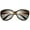 POLISHED TIGERS EYE - BRUSHED GOLD, variant on IVI Eyewear Daggerwing Polished Nude Frame with Super Bronze Lens Sunglasses