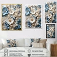 thumbnail image 4 of Designart "Flourishing Tranquil Blue And White Dogwood" Dogwood Floater Framed Canvas Prints, 4 of 5