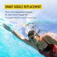 thumbnail image 2 of FINIS Smart Goggle - Anti-Fog Swim Goggles with UV Protection for Swim Training Equipment - Adult Swimming Goggles and Fitness Tracker for Women and Men - Blue Mirror, 2 of 8