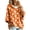 Saffron, variant on Domzest Womens Oversized Hooded Knit Sweater V Neck 3/4 Sleeve Drawstring Hoodies 2026 Fall Casual Lightweight Pullover Sweater Plus Size Green L
